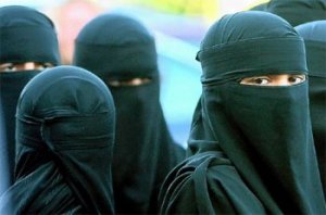 Muslim women wearing burqas - from blog in 